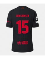 Moške Nogometnih dresov Barcelona Andreas Christensen #15 Gostujoči 2024-25 Kratki rokavi